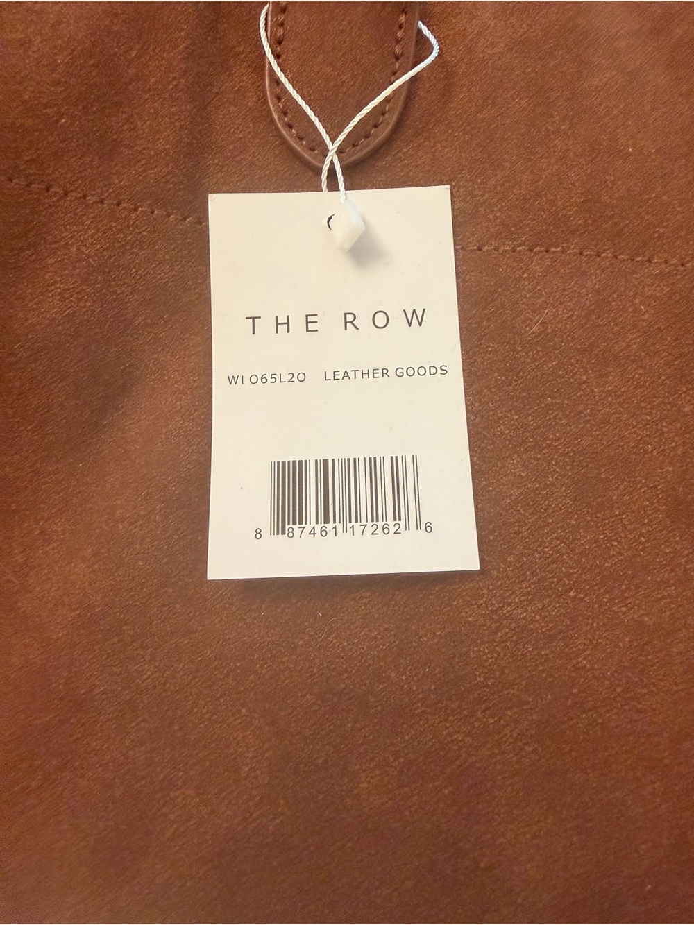 The Row Brown Suede Shoulder Bag - Picture 6 of 10